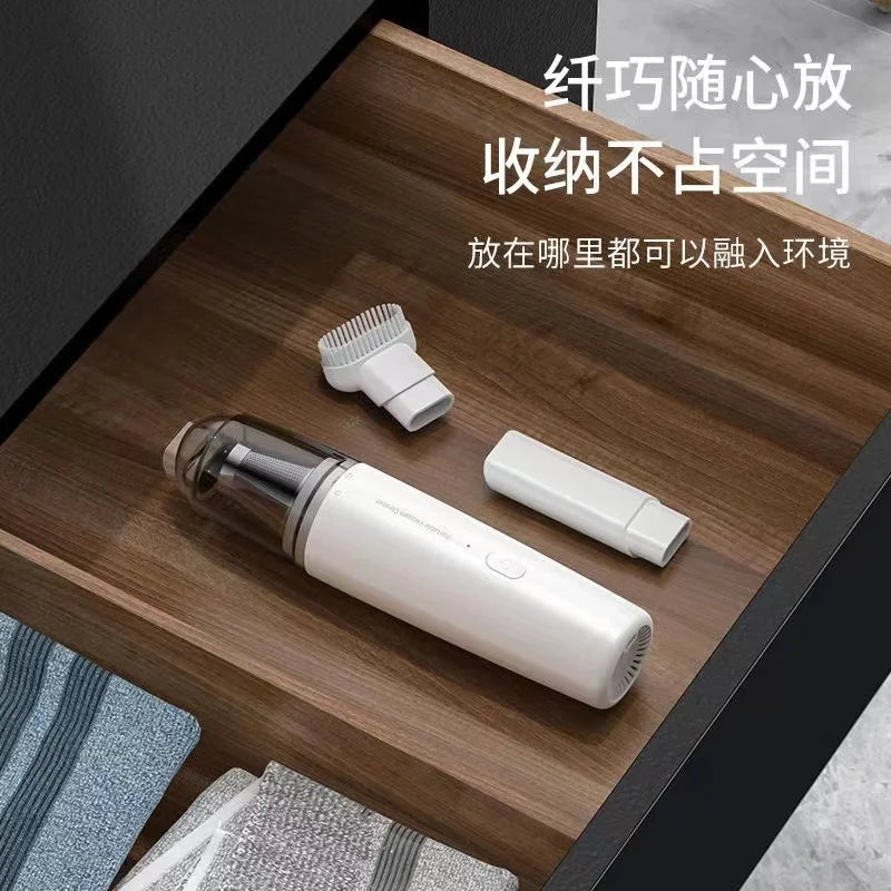 Aspiradora Portátil Xiaomi: Aspiradora Eléctrica Inalámbrica con Potente Succión para el Hogar - 130 ml - Limpiador de Automóviles